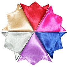 小方巾西装口袋巾手帕领带服饰配件纯色手帕一色