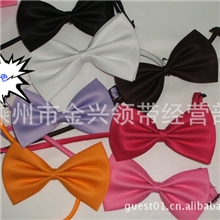 现货批发纯色儿童领结宠物领带宝宝领结派对领带领结