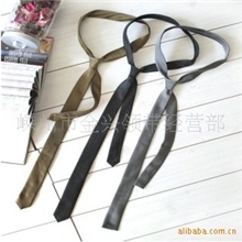 批发韩版超窄领带时尚单色领带5~8CM窄领带