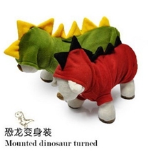 红火恐龙装春秋冬装宠物变身装猫咪衣服宠物狗衣服厂泰迪