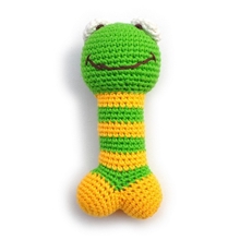 雅皮狗钩织玩具--青蛙