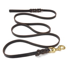 CHUKCHI楚克奇高档宠物真皮牵引绳/牛皮牵引带/狗绳狗链子/德牧绳