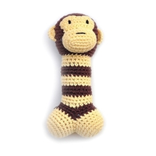 雅皮狗宠物咬骨钩织玩具--小猴子
