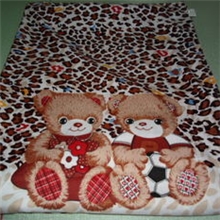 加厚精梳天鹅绒磨毛四件套婚庆家纺恋爱小熊系列床上用品