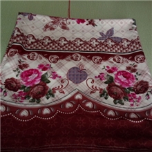 韩版家纺活性印花花唯美婚庆系列天鹅绒床品超柔亲肤四件套