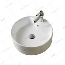 供应舒展艺术盆103陶瓷洗手盆抗污垢台上式脸盆卫浴洁具批发