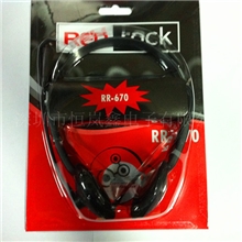 厂家低价批发RR-670电脑耳机、耳麦