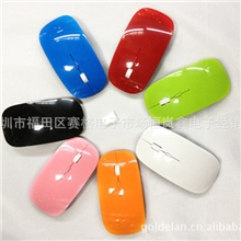 厂家直销2.4G无线鼠标超薄鼠标10米移动掌控距离