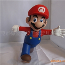 供应塑胶玩具PVC公仔搪胶PVC公仔玛丽奥公仔