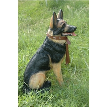 【艺品福人】厂家供应仿真狼狗声控狗家居装摆件树脂工艺