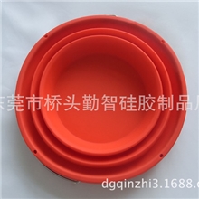 厂家供应环保硅胶水桶硅胶折叠桶学校劳动方便携带硅胶折叠桶