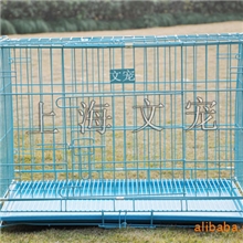 批发加粗折叠式宠物铁丝笼（45cm）狗笼子折叠笼兔笼猫笼