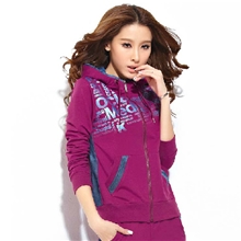 2013春装新款外套女装开衫春秋卫衣休闲套装女字母个性卫衣9815
