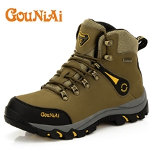 一件代发货品牌户外鞋秋冬新款免费加盟代理真皮男鞋批发登山鞋