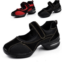 新款夏季柔软透气网布气垫增高舞蹈鞋跳舞鞋984/休闲广场舞女鞋