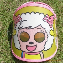 现货批发儿童空顶帽遮阳帽子喜羊羊面具帽奥特曼帽子宝宝遮阳