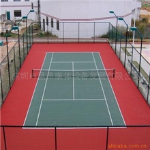 供应4mm厚国产弹性丙烯酸网球场、球场划线