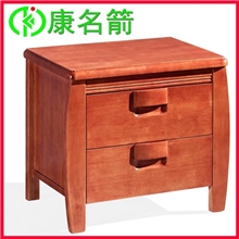 广东热卖南康名箭实木套房家具橡胶木床头柜kd12实木家具批发