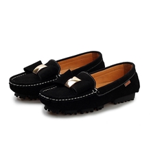 2013秋季精品新款时尚女式褶皱撞色拼接舒适清爽豆豆鞋厂家批发