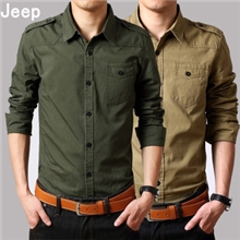 AFSjeep衬衫男士长袖战地吉普衬衫厂家直销AFSjeep衬衫307