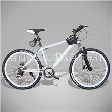 批发供应LCJ26寸前后碟刹铝架山地车禧玛诺变速双层刀圈高配