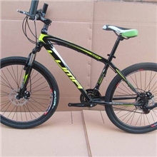 供应26寸深林狼山地碟刹自行车前减震SHIMANO变速拨把山地车