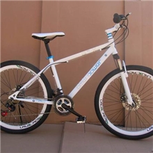 26寸BM山地自行车21速双碟刹喜玛诺变速山地车