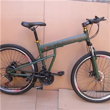 26寸高档山地自行车可折叠自行车喜玛诺变速快拆轴皮21速