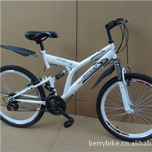 24-26寸贝马牌前后避震山地车21速双层铝合金刀圈自行车厂家直销