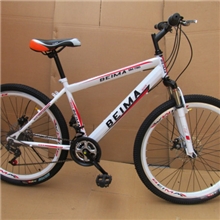 批26寸捷豹碟刹山地车减震自行车贝马自行车
