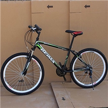厂家特价促销V刹26寸21变速山地车五星手变山地自行车现货供应