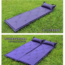供应带枕可拼接充气垫九点自动充气垫防潮垫