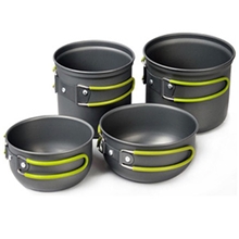 户外野营套锅DS-201套锅户外2-3人套锅野营小锅露营铝套锅