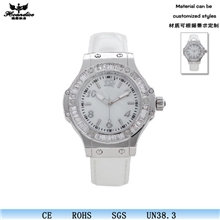 定制加工瑞士工艺正品水钻潮流真皮表带简约时尚手表厂家批发