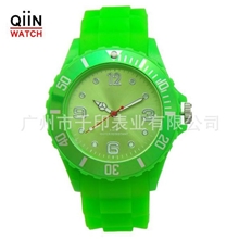 IE109D工厂硅胶手表爆款欧美热卖ICwatch无任何logo大量现货