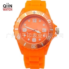 IE109B工厂手表批发热卖icwatch硅胶手表果冻表石英表爆款