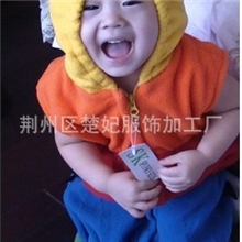 秋冬款千趣会毛毛虫彩虹卡通造型双层睡袋婴儿外出服儿童装防踢被