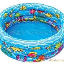 【厂家专业供应】充气水池三管圆形婴儿水池送修补包带气泵