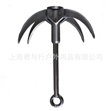 野外求生生存救生飞虎爪攀登爪户外登山钩升级版折叠钩