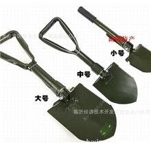 生产大号折叠锹多功能工兵铲军锹折叠铲野营园艺锹铲