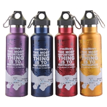 特价飞剑不锈钢炫彩600ml真空运动水壶大口保温杯创意水杯正品