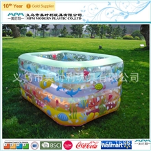 厂家直销PVC充气水池充气水方池形水池儿童游泳池水上游乐设施