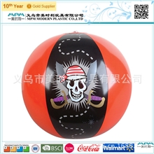 【批发】供应PVC充气沙滩球充气球充气玩具KITTY沙滩球