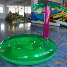 【定做】PVC充气浮排椰树浮排水床创意新奇水上用品