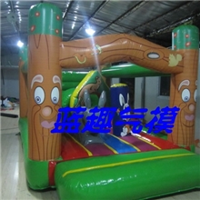 喷绘儿童充气小蹦床宝宝乐儿童充气跳床(以欧美标准精心设计）