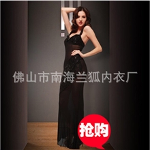 内衣厂家批发情趣内衣性感束身长裙宫廷塑身衣宫廷睡衣套装