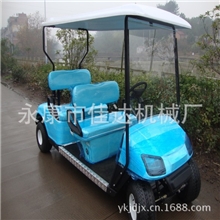 新款四人座电动高尔夫球车房产看房车旅游观光车景区接送车