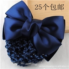 头花职业韩版空姐银行护士酒店发网头饰韩国满包邮网兜特价批发