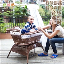 摇篮婴儿床婴儿摇床电动摇篮床厂家批发婴儿床宝宝多功能床约翰兔