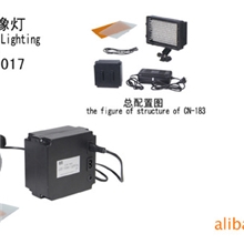 南冠LED无级调光.摄像..补光灯CN-183锂电池充电